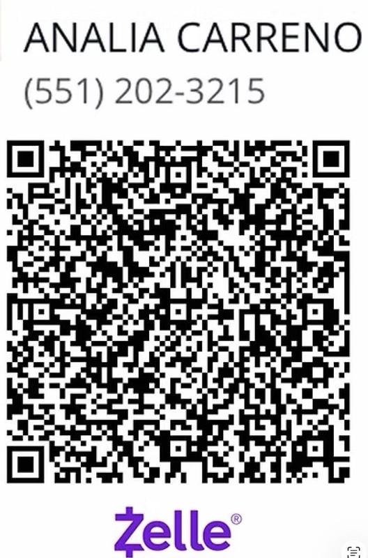 Zelle QR code for Analia Carreno